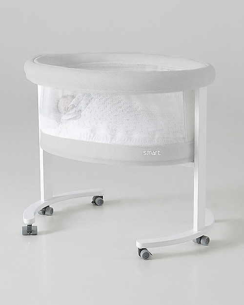 Micuna Set Tessile per Culla Smart Fresh - Pet Grigio - Traspirante e anallergico! Culle e Ceste