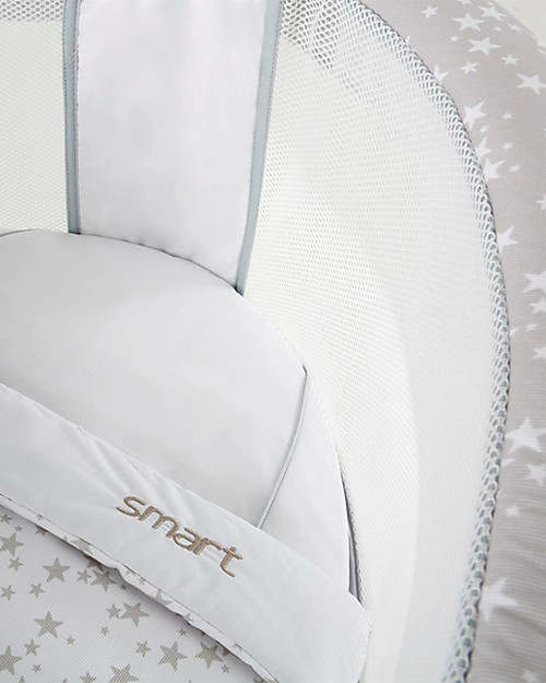 Micuna Set Tessile per Culla Smart Fresh - Stelle - Traspirante e anallergico! Culle e Ceste