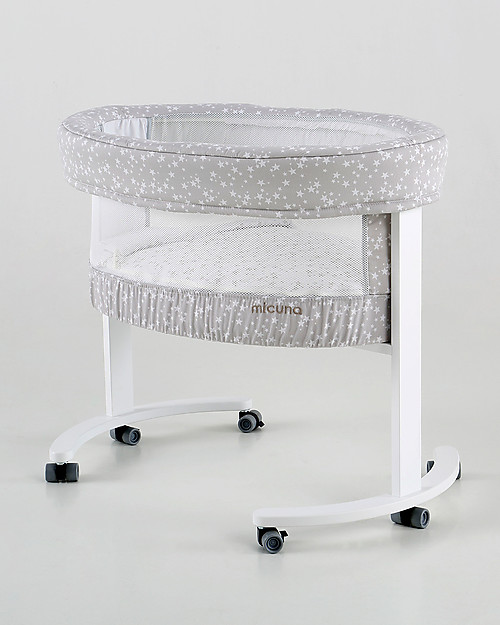 Micuna Set Tessile per Culla Smart Fresh - Stelle - Traspirante e anallergico! Culle e Ceste