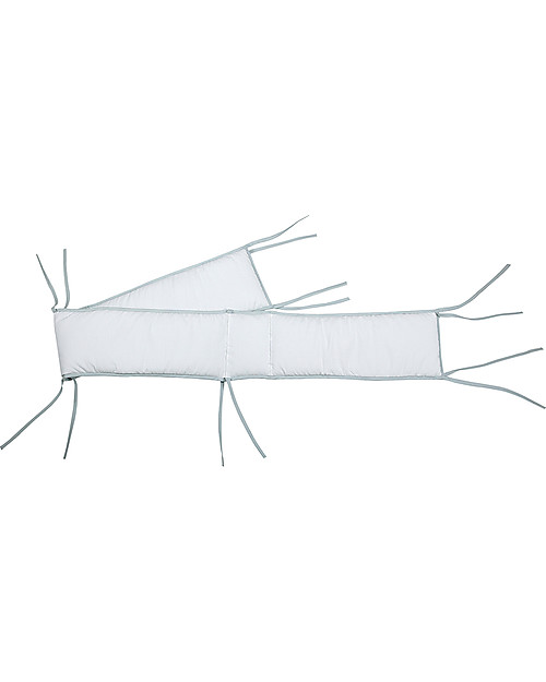 Micuna Tessili per Culla - Bianco - Set di paracolpi e Lenzuola - 80 x 50 cm Biancheria Culla