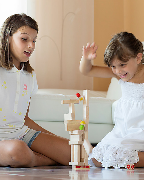 Milani Wood Palazzo Pazzo, Gioco di Costruzioni ed Equilibrio - Legno. Ottima idea regalo! Costruzioni in Legno