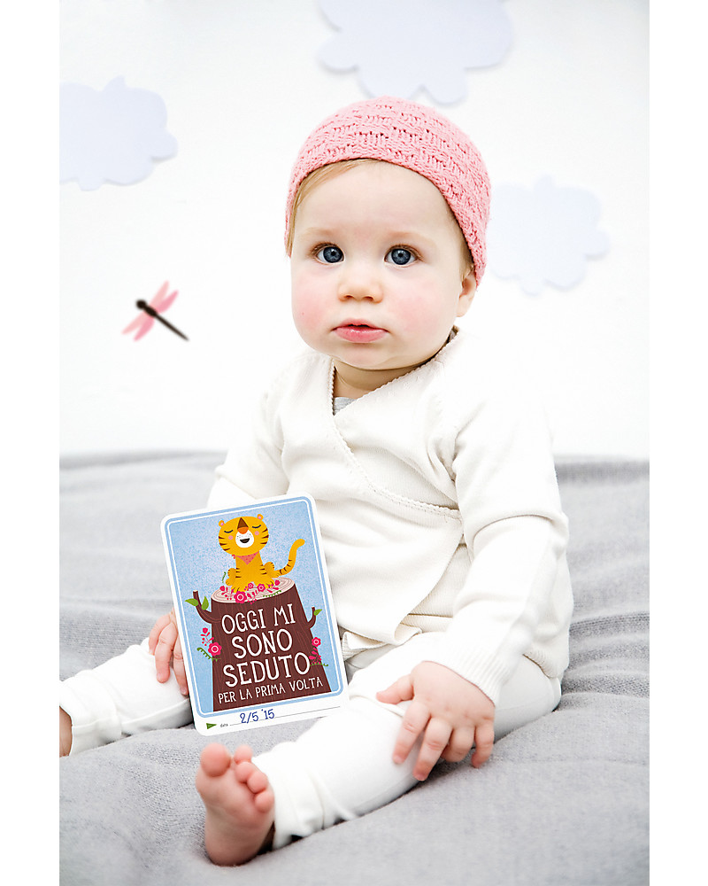 Milestone Baby Cards Cartoline “Prime Tappe Importanti” - Milestone Baby  Cards -TESTO IN ITALIANO- Regalo di Nascita Perfetto! unisex (bambini)