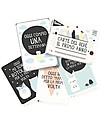 Milestone Baby Cards Cartoline Prime Tappe “Over the Moon” - Milestone Baby Cards -TESTO IN ITALIANO - Regalo di Nascita Perfetto! Album e Cofanetti