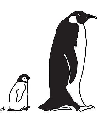MIMI'lou Adesivo da parete in Vinile - Pinguini Adesivi e Timbri