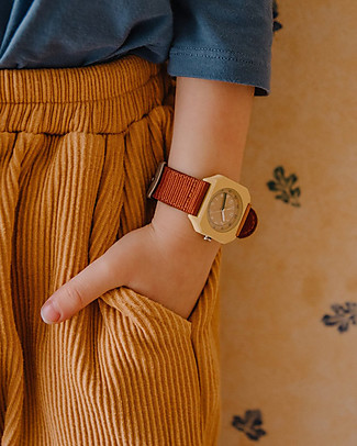 Mini Kyomo Orologio da Polso al Quarzo - Cherry Bomb - Eco-friendly e Resistente! Orologi Pedagogici