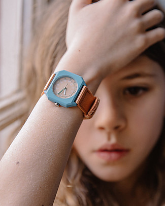 Mini Kyomo Orologio da Polso al Quarzo - Havana Sky - Eco-friendly e Resistente! Orologi Pedagogici