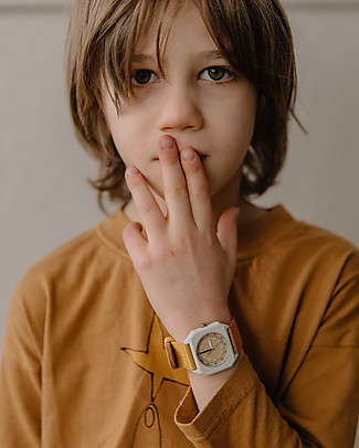 Mini Kyomo Orologio da Polso al Quarzo - Sunburn - Eco-friendly e Resistente! Orologi Pedagogici