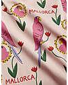 Mini Rodini Abito a Maniche Corte - Stampa Pappagalli - Rosa - 100% Cotone Bio Vestiti_