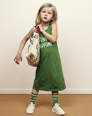 Mini Rodini Abito Sportivo Tennis Anyone - Cotone bio Elasticizzato Vestiti