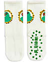 Mini Rodini Calzini Antiscivolo - Pappagallo - Multicolore - Cotone Bio Calzini Antiscivolo