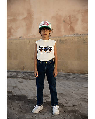 Mini Rodini Canotta - Cat Triples - Cotone bio Canotte