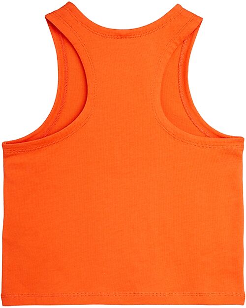 Mini Rodini Canotta - Weight Lifting  - Rosso - 100% Cotone Bio GOTS Canotte