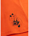 Mini Rodini Canotta - Weight Lifting  - Rosso - 100% Cotone Bio GOTS Canotte