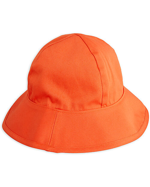 Mini Rodini Cappellino Estivo - Toppa Mallorca - Arancione - 100% Cotone Bio GOTS Cappelli Estivi
