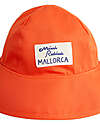 Mini Rodini Cappellino Estivo - Toppa Mallorca - Arancione - 100% Cotone Bio GOTS Cappelli Estivi