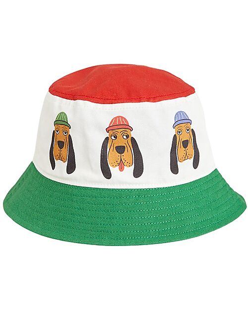 Mini Rodini Cappello da Pescatore Estivo - Multicolore - Cotone Bio GOTS Cappelli Estivi