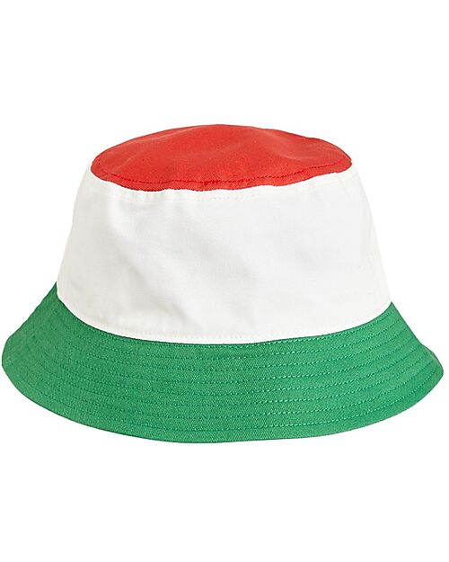 Mini Rodini Cappello da Pescatore Estivo - Multicolore - Cotone Bio GOTS Cappelli Estivi
