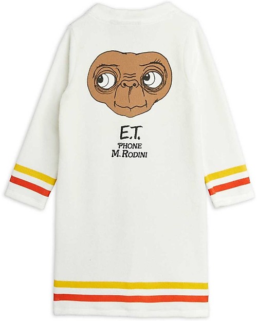 Mini Rodini Cardigan in Spugna - ET Collection - Bianco - Cotone Bio Cardigan