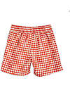Mini Rodini Costume a Pantaloncino - Cavallino - Rosso e Bianco - 100% Poliestere Riciclato Boxer Mare
