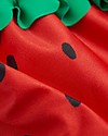 Mini Rodini Costume Bimba con Volant Fragola - Rosso - Tessuto Riciclato! Costumi Due Pezzi