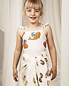 Mini Rodini Costume Intero con Volant a Gonnellina, Balena - Arancione - UV 50+ Costumi Interi