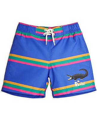 Mini Rodini Costume Pantaloncini - Coccodrillo - 100% Tessuto Riciclato Boxer Mare