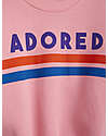 Mini Rodini Felpa Adored - Rosa - 100% Cotone Bio GOTS Felpe
