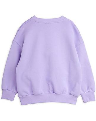 Mini Rodini Felpa - Coccodrillo - Lilla - 100% Cotone Bio Felpe