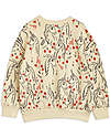 Mini Rodini Felpa Con Unicorni - Albicocca - 100% Cotone Biologico Felpe
