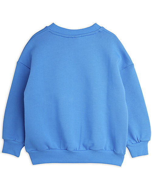 Mini Rodini Felpa Hike - Azzurro - 100% Cotone Bio Felpe