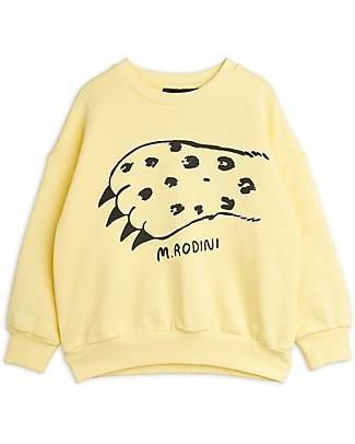 Mini Rodini Felpa - Kilimangiaro - Giallo - 100% Cotone Bio Felpe