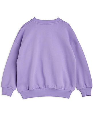 Mini Rodini Felpa Maniche Lunghe - Fragola - Viola - 100% Cotone Bio GOTS Felpe
