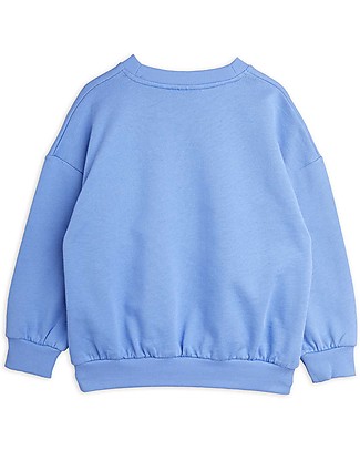 Mini Rodini Felpa Stella Alpina - Blu - 100% Cotone Bio Felpe