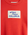 Mini Rodini Felpa - Toppa Mallorca - Rosso - 100% Cotone Bio GOTS Felpe