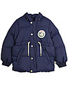 Mini Rodini Giacca con Cappuccio Imbottita Orso Polare - Blu - Inverno non ti Temo! Giacche