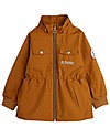 Mini Rodini Giacca con Cappuccio Impermeabile - Shell - Marrone Impermeabili