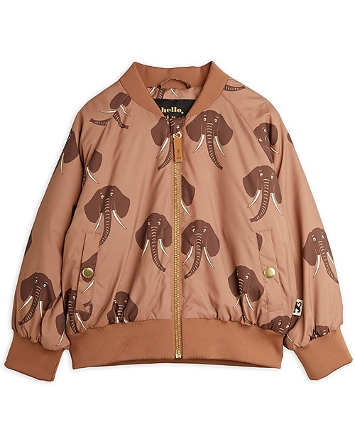 Mini Rodini Giacca da Baseball - Elefante - 100% Tessuto Riciclato! Giacche