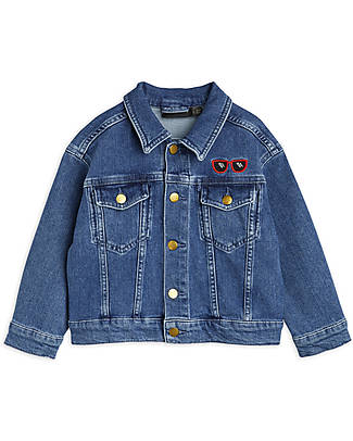 Mini Rodini Giacca Denim - Ritzratz - Cotone Bio GOTS Giacche