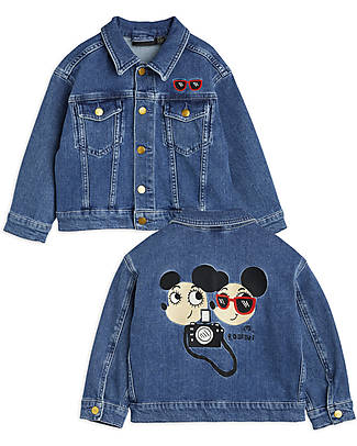 Mini Rodini Giacca Denim - Ritzratz - Cotone Bio GOTS Giacche