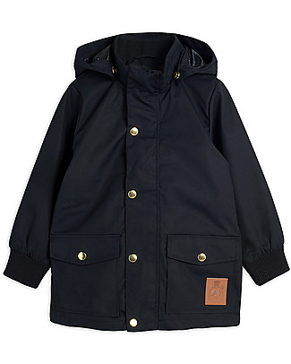 Mini Rodini Giacca Idrorepellente Pico Nera - Impermeabile e Traspirante Giacche