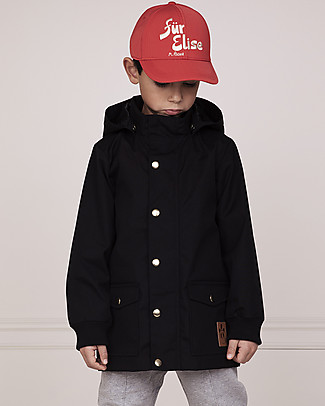 Mini Rodini Giacca Idrorepellente Pico Nera - Impermeabile e Traspirante Giacche