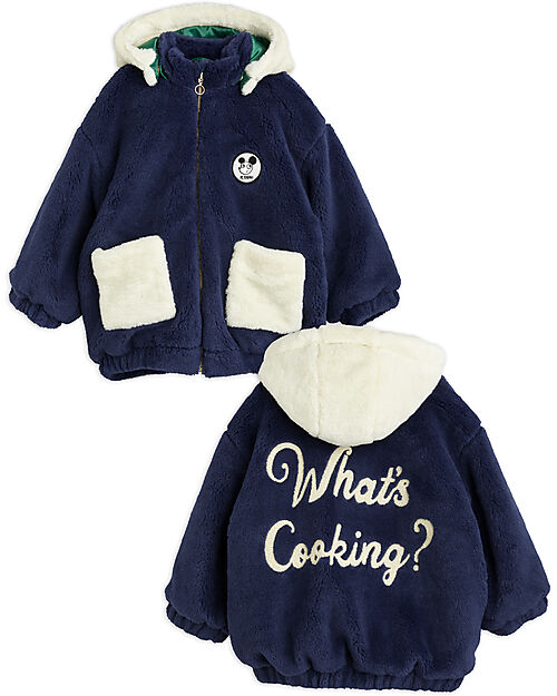 Mini Rodini Giacca Oversize - What's Cooking - Pelliccia Sintetica in 100% Poliestere Riciclato Giacche