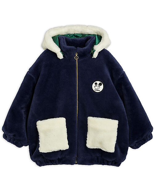 Mini Rodini Giacca Oversize - What's Cooking - Pelliccia Sintetica in 100% Poliestere Riciclato Giacche