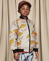 Mini Rodini Giubbotto Termico Bomber Ufo Reversibile, Grigio/Nero - 100% Tessuto Riciclato Giacche