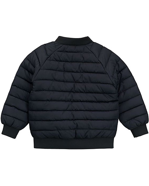 Mini Rodini Giubbotto Termico Bomber Ufo Reversibile, Grigio/Nero - 100% Tessuto Riciclato Giacche