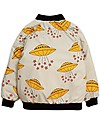 Mini Rodini Giubbotto Termico Bomber Ufo Reversibile, Grigio/Nero - 100% Tessuto Riciclato Giacche