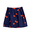 Mini Rodini Gonna Ciliegie, Blu - Tencel Gonne_