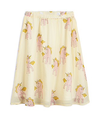 Mini Rodini Gonna Lunga Unicorni - 100% Cotone Bio Gonne