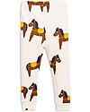 Mini Rodini Leggings Cavallo Panna - 100% Cotone bio, eco-friendly! Leggings