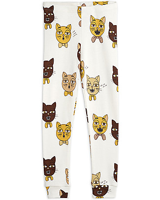Mini Rodini Leggings Gatto Canterino - 100% Cotone Bio Leggings